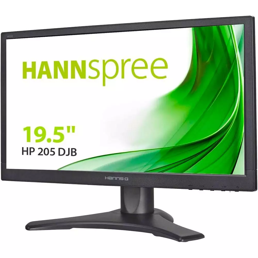 Monitor HANSPREE Hanns.G HP205DJB / 19.5" / Hd / 5ms / 60Hz / DVI-VGA / Negro