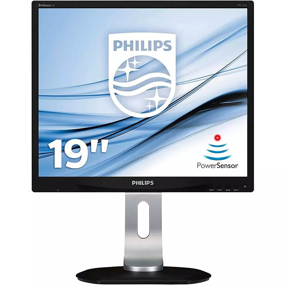 Monitor PHILIPS 19P4QYEB/00 / 19" / Hd / 14ms / 60Hz / DP-DVI / Negro