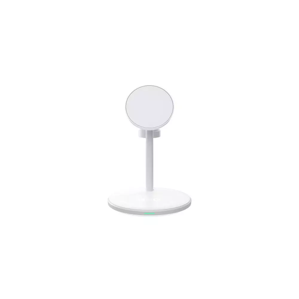 Cargador 3 en 1 inal&aacute;mbrico MagScape para Iphone / Apple Watch / Airpods / 20.5w / Blanco / Greencell / MSST-GC-3IN1-W