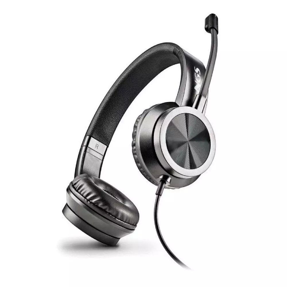 Auriculares con Microfono ajustable NGS MSX 11 PRO / Jack 3.5mm / Adaptador doble Jack / Negro / MSX11PRO