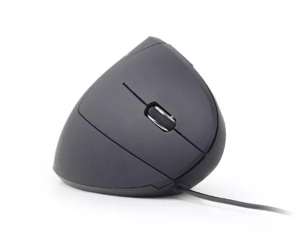Raton &oacute;ptico USB Ergonomico vertical Gembird / 6 Botones / 3200 Dpi / Negro  MUS-ERGO-01