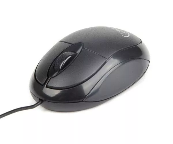 Raton &oacute;ptico USB Gembird 1000 dpi / negro / ambidiestro / MUS-U-01