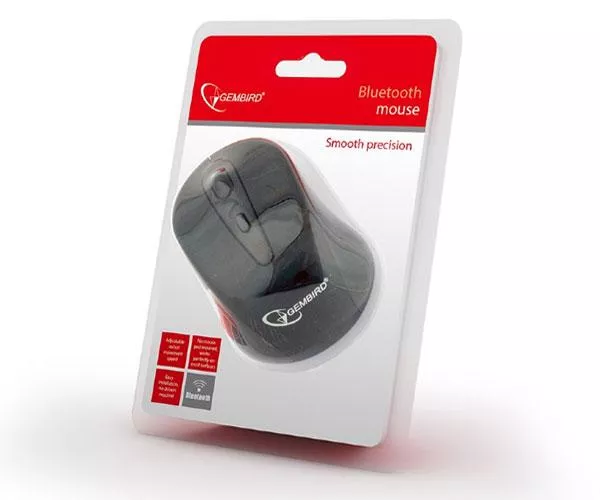 Raton &oacute;ptico Bluetooth Gembird / 1600 Dpi / 6 Botones /  Negro / MUSWB2