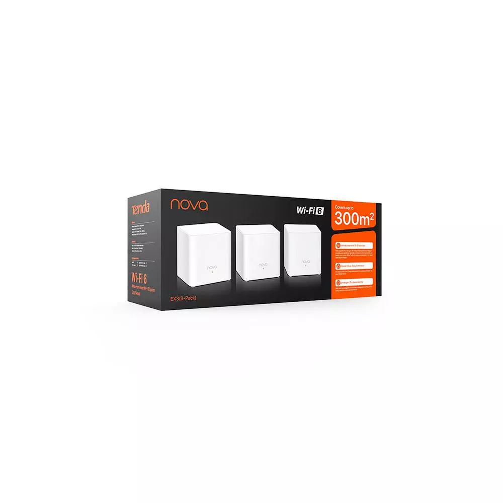 Punto de acceso Wifi TENDA EX3 / AX1500 / MX3(3-PACK)