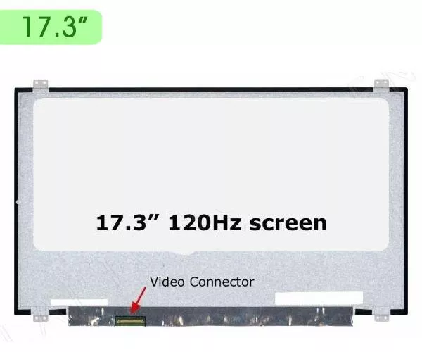 Pantalla para port&aacute;til LED 17.3" Slim 40 Pines Full HD Mate 120Hz