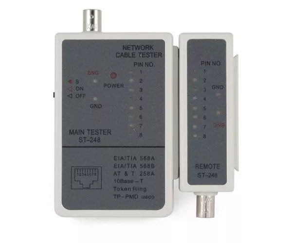 Tester para cables RJ45 y RG58 / Gembird / NCT-1