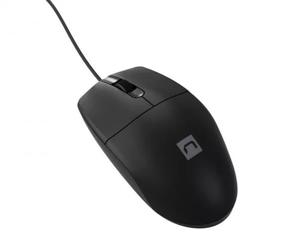 Raton USB Natec Ruff 2  Negro / 1000 Dpi / Ambidiestro  NMY-1987
