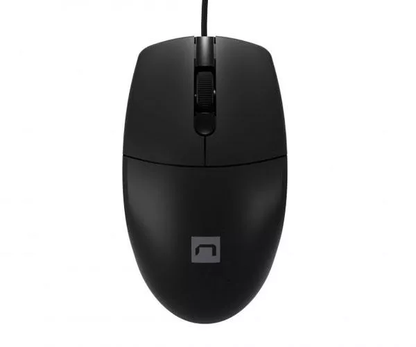 Raton USB Natec Ruff 2  Negro / 1000 Dpi / Ambidiestro  NMY-1987
