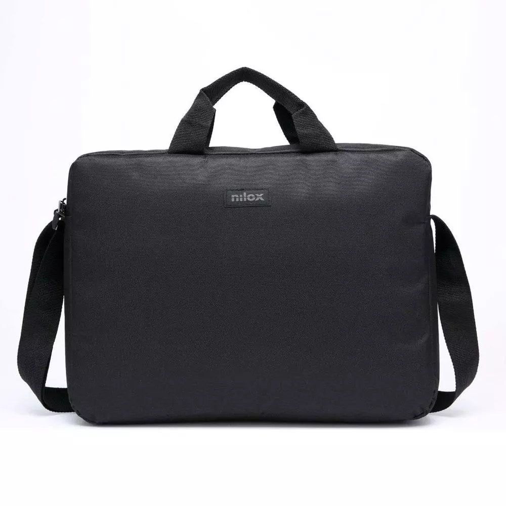 Maletin + Raton USB Nilox / Hasta 15.6" / 1000 Dpi / Asa de mano / Negro / NXBM001
