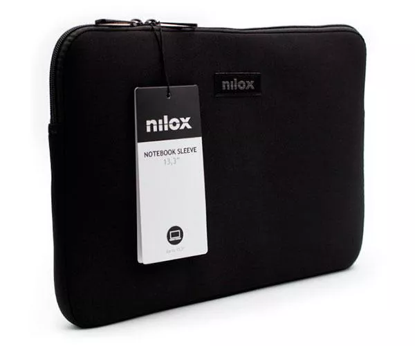 Funda portatil Nilox Sleeve / Negro / 13.3 pulg. / Neopreno / NXF1301