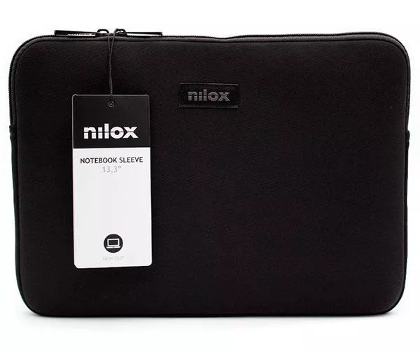 Funda portatil Nilox Sleeve / Negro / 13.3 pulg. / Neopreno / NXF1301