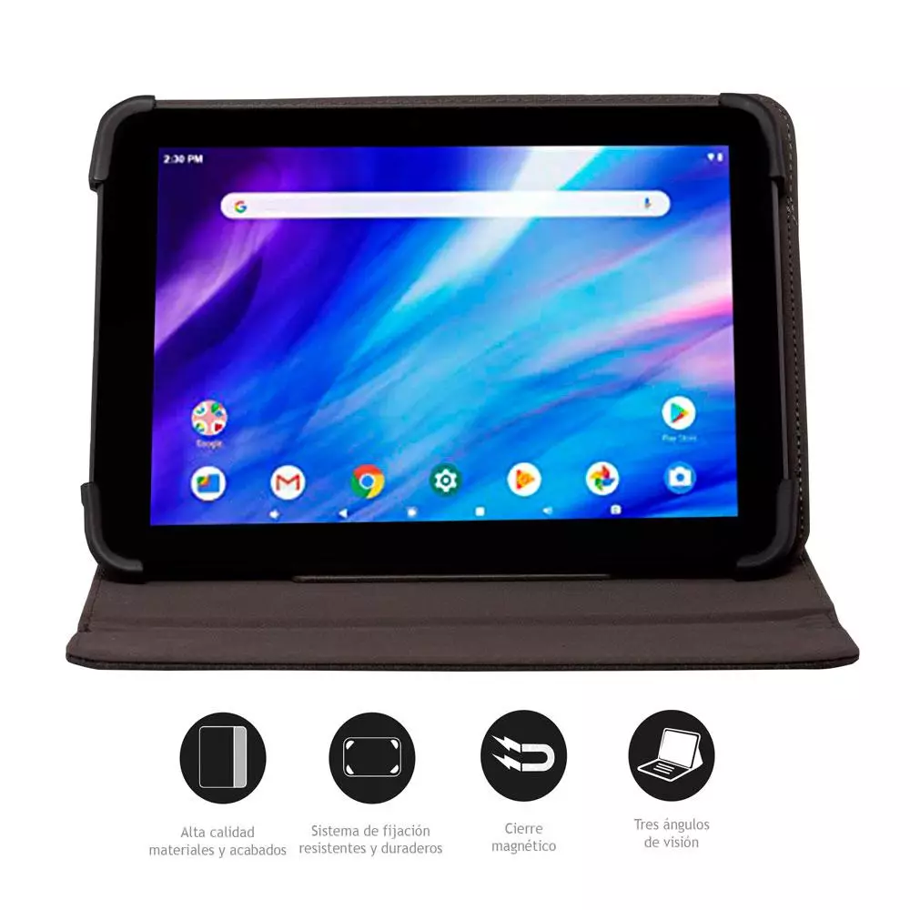Funda tablet universal Nilox 9.7" a 10.5"  / Negra / NXFB001