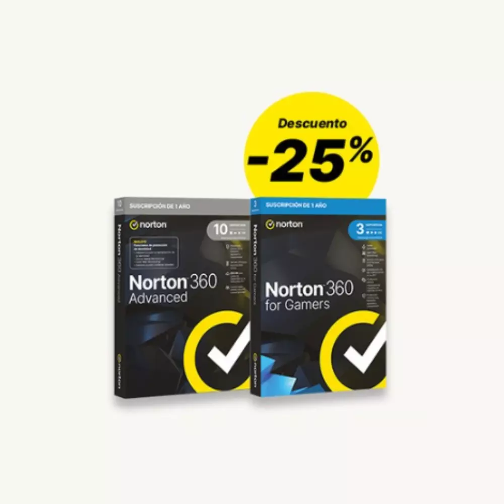 Promoci&oacute;n 25% Descuento Norton 360 Gamers 50Gb / 1 Usuario / 3 Dispositivos / 1 A&ntilde;o / Box