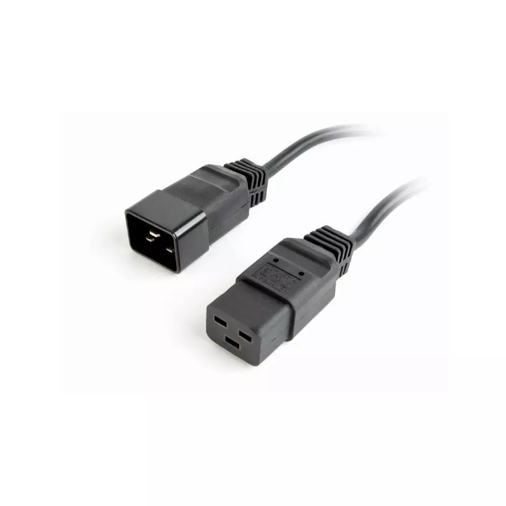 Cable prolongador alimentacion C19 a C20 M/H 1.5m schuko / Cablexpert PC-189-C19