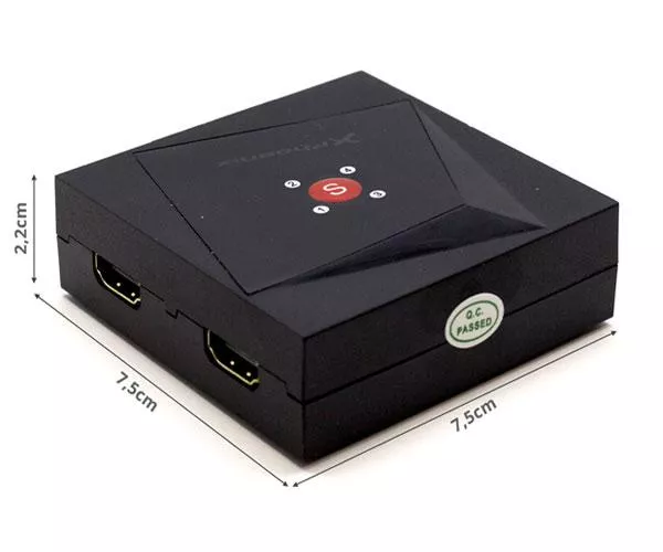 Splitter Hdmi 1x4 / Switch Bidireccional / 4K / 3D / Phoenix / Phhdmisplitter4 / Negro