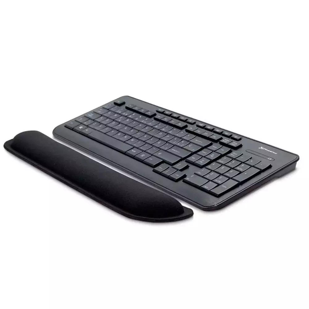 Reposamu&ntilde;ecas de gel para teclado Keypad Phoenix / Ergon&oacute;mica / Espuma efecto memoria / Alta densidad / Negro / PHKEYPAD