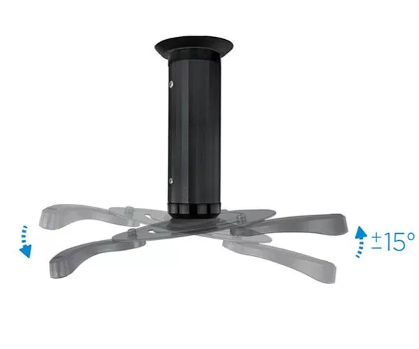 Soporte&nbsp;proyector&nbsp;pj1010tn-b&nbsp;techo&nbsp;giratorio&nbsp;negro