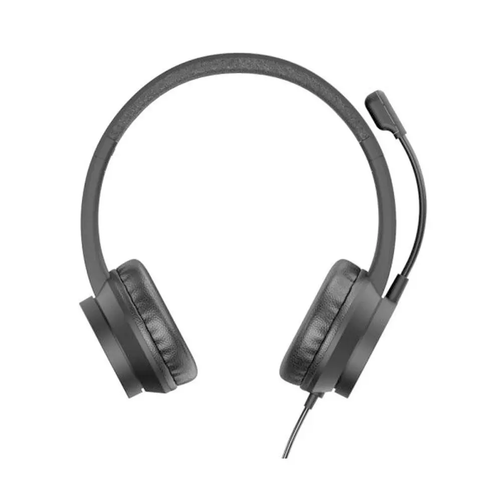 Auriculares con Microfono flexible Conceptronic Polona / Usb / Cancelacion de ruido / Negro / POLONA05B