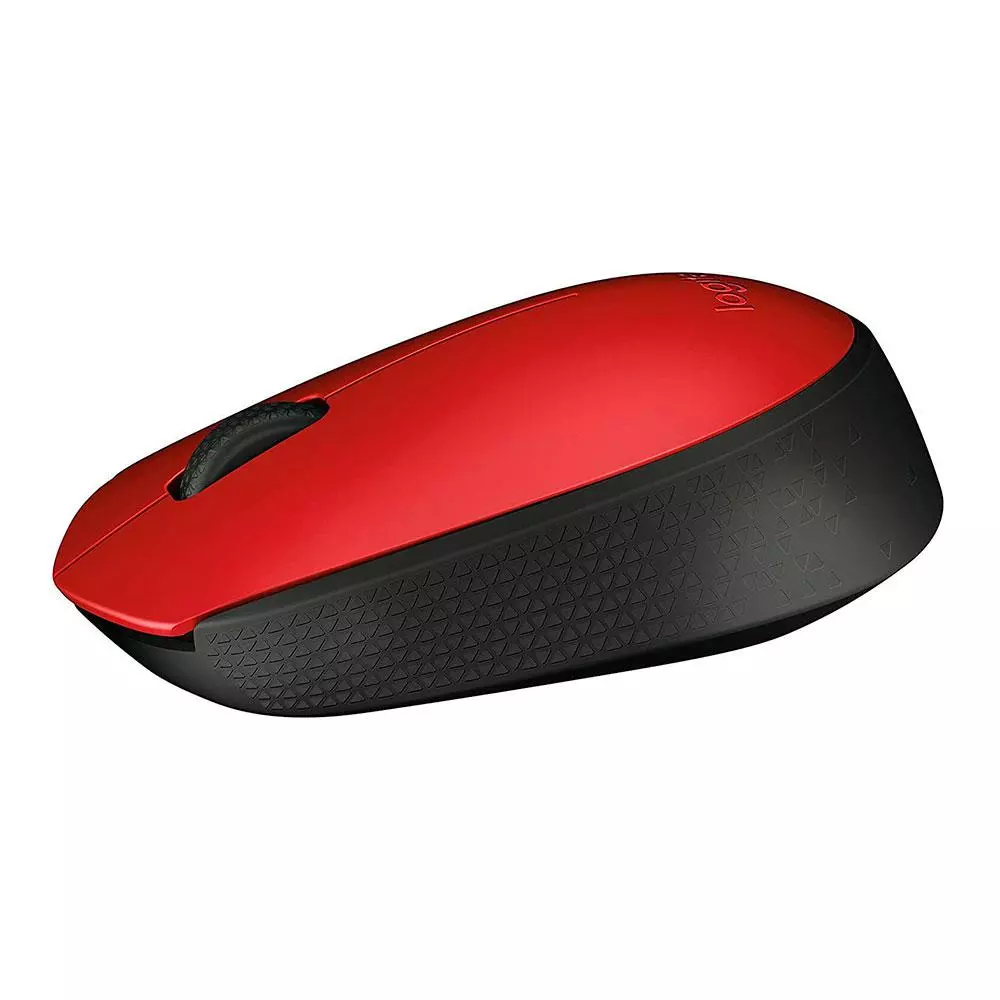 Raton &oacute;ptico inal&aacute;mbrico Logitech M171 Rojo  910-004641