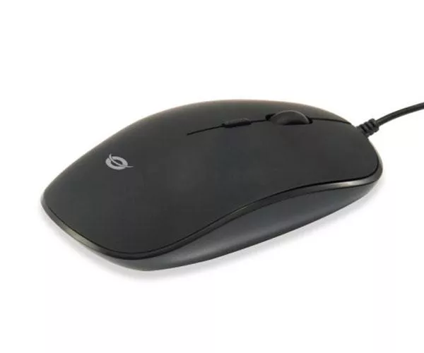 Raton optico Usb Conceptronic Regas / Ambidiestro / 1200 Dpi / Negro / REGAS01B