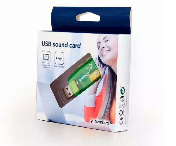 Tarjeta de sonido USB externa 5.1 Gembird Virtus Plus / SC-USB-01