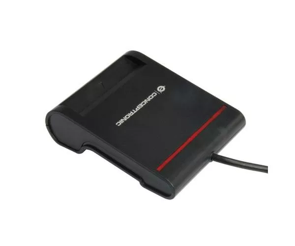 Lector Dnie 3.0 Externo Conceptronic USB 2.0 / eID / Negro / SCR01B