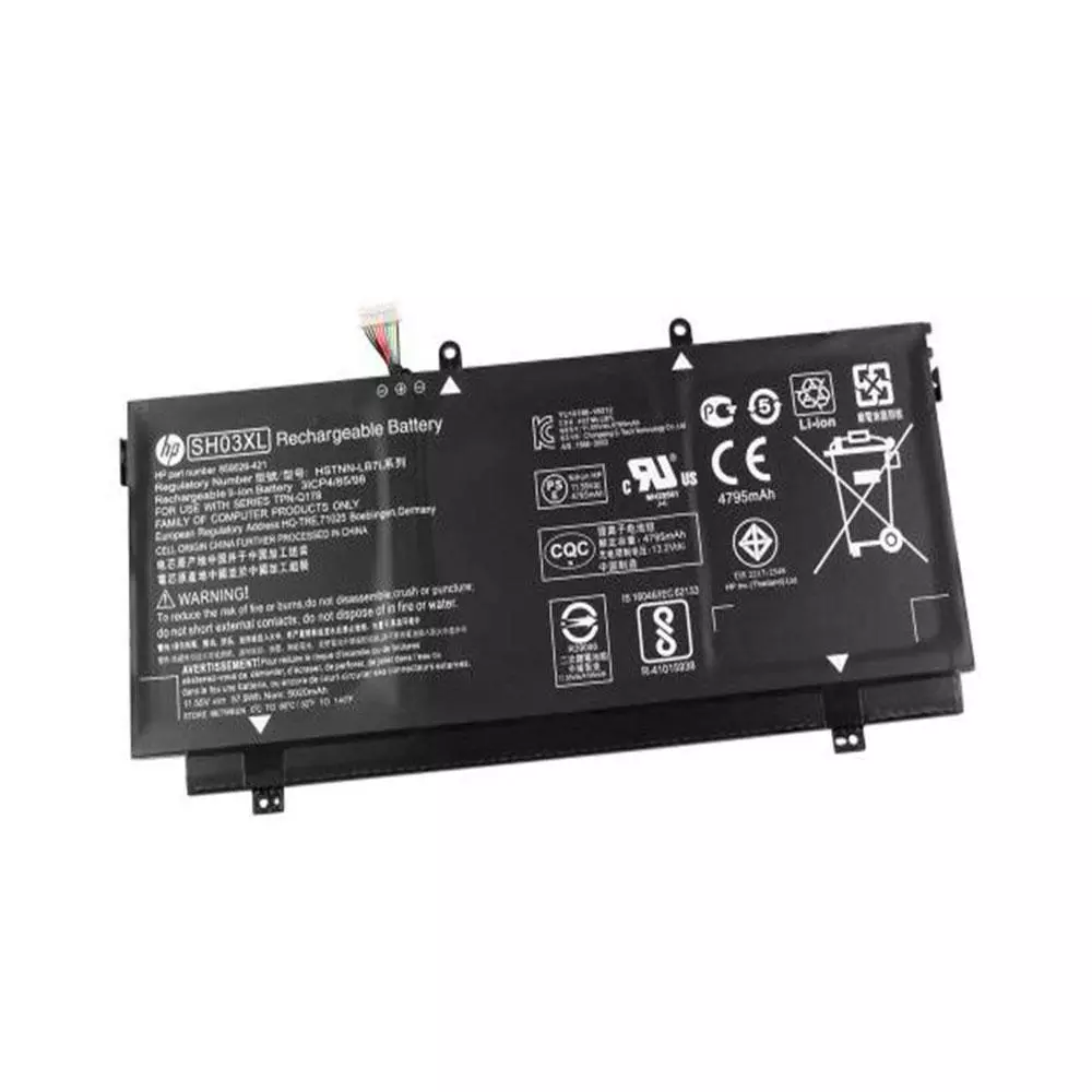 Bater&iacute;a compatible para port&aacute;til HP X360 13-AC 13-W 11.55V / 5020mAh / SH03XL / CONECTOR CORTO