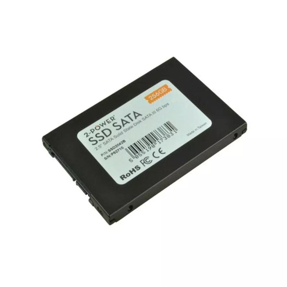 Disco duro 2.5 SSD 2-Power / 256Gb / Sata 6 / SSD2042B / Ideal para montaje