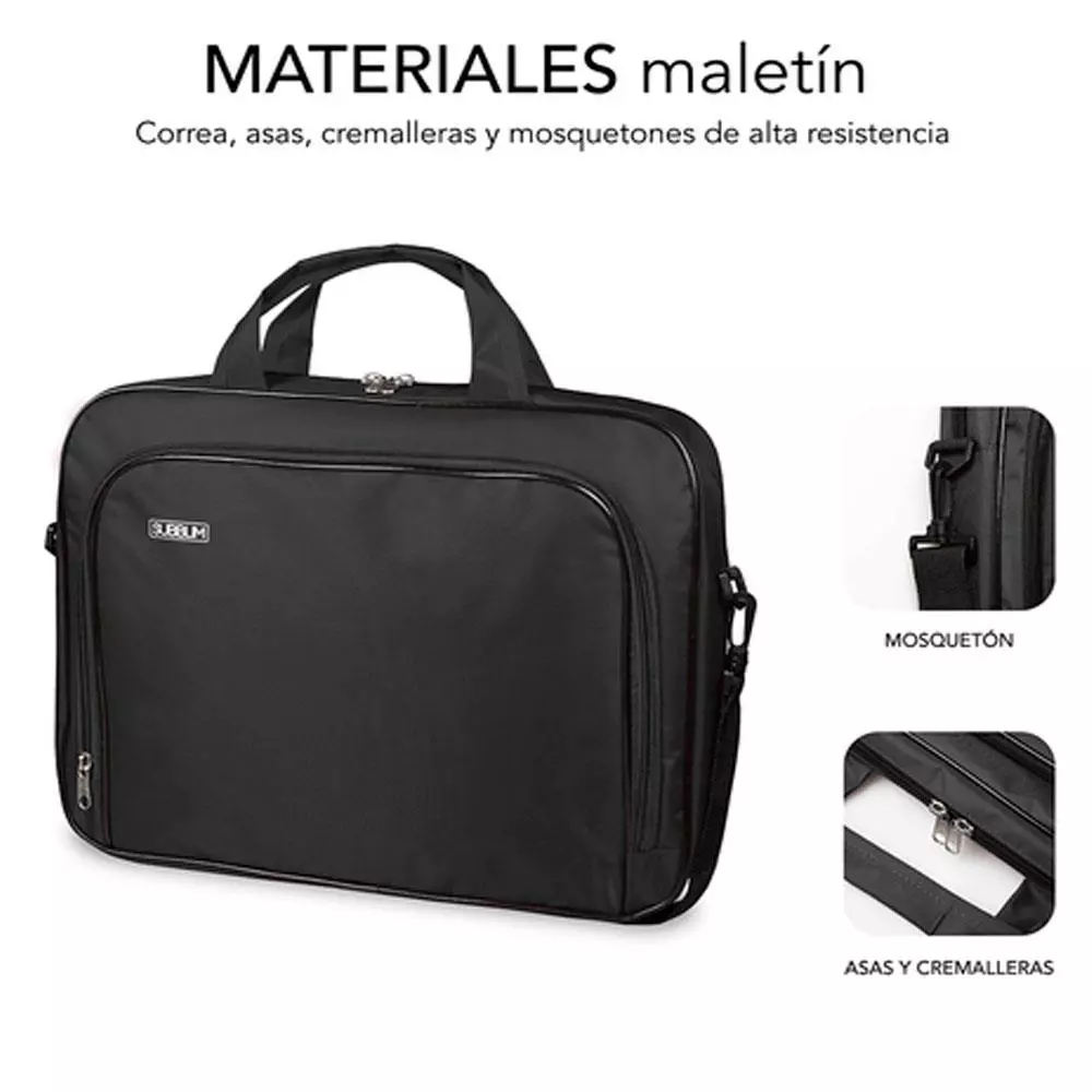 Maletin Subblim Oxford hasta 14" / Negro / SUB-LB-1OLB030