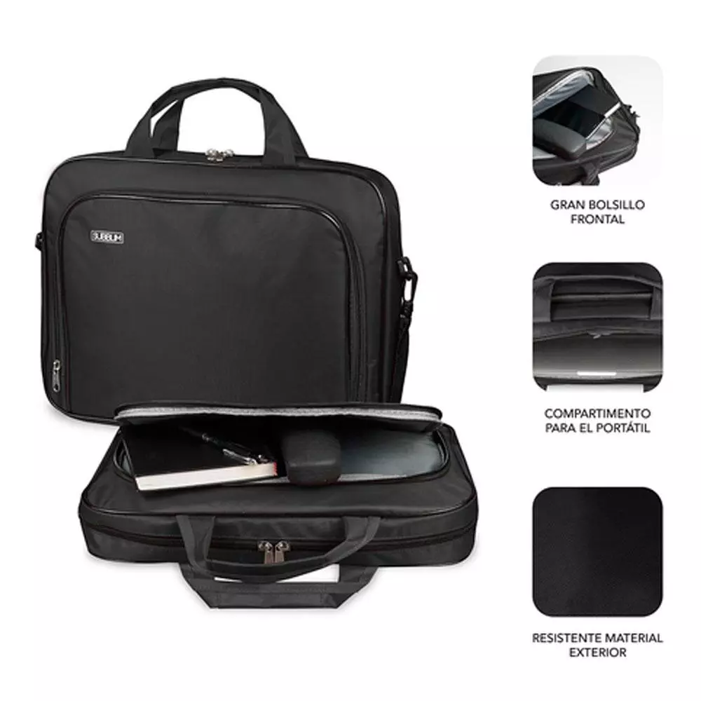 Maletin Subblim Oxford hasta 16" / Negro / SUB-LB-1OLB050