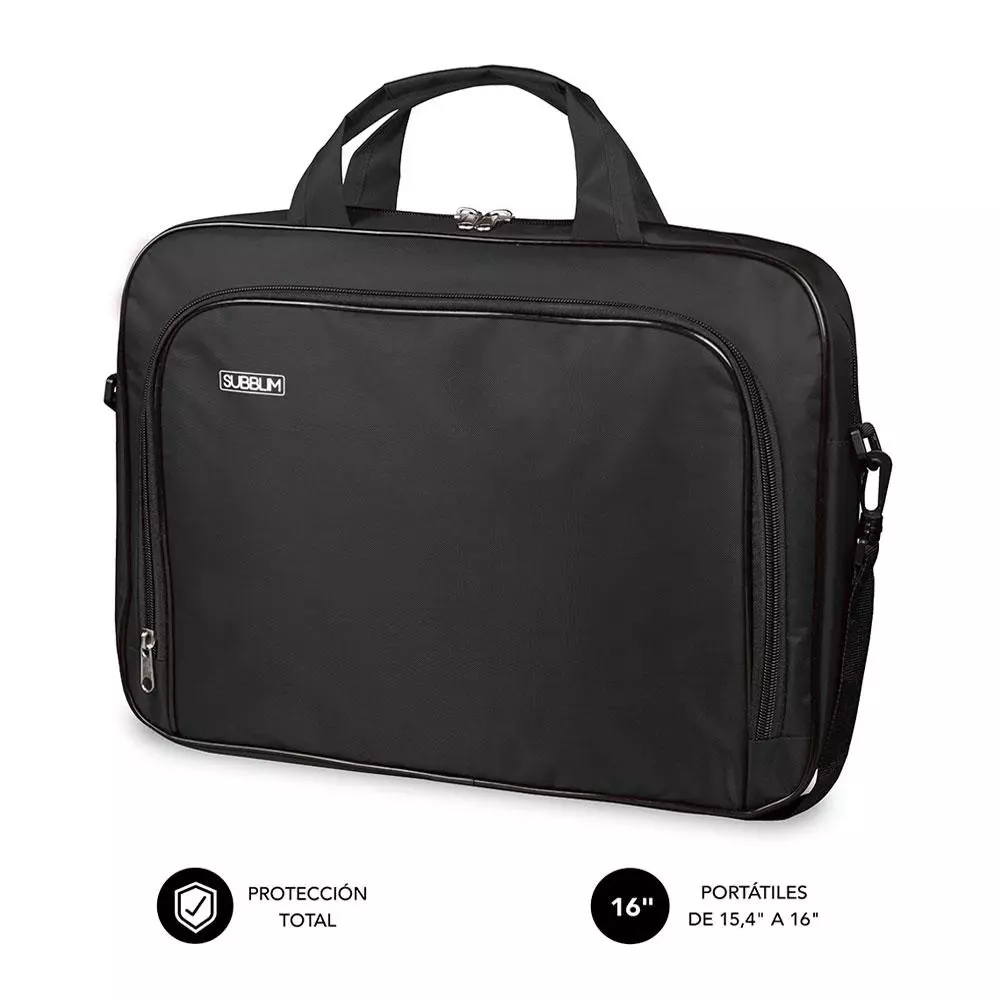 Maletin Subblim Oxford hasta 16" / Negro / SUB-LB-1OLB050