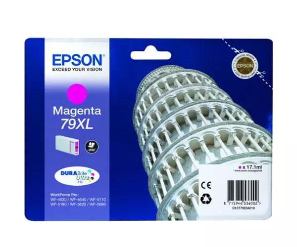 &divide; Tower of pisa cartucho 79xl magenta