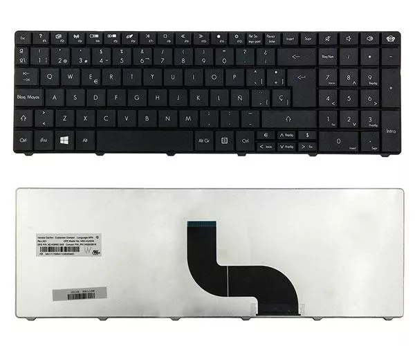 Teclado compatible para port&aacute;til PACKARD BELL Le11 / Le11bz / Te11bz / Te11hc / Te69kb / negro