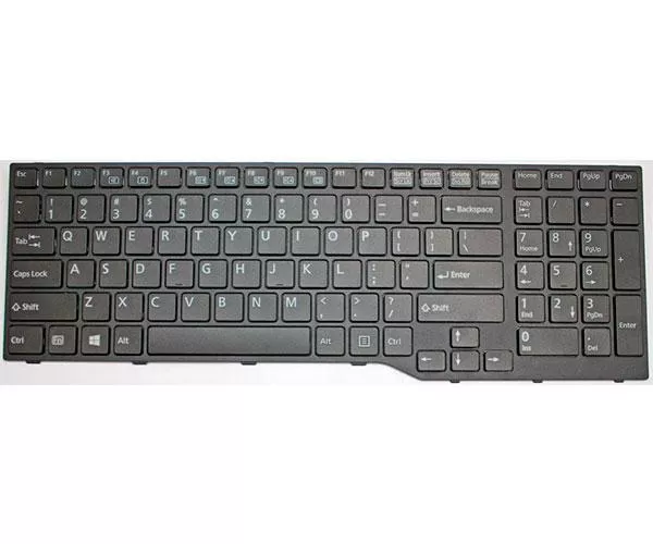 Teclado compatible para port&aacute;til FUJITSU lifebook e544 / Retroiluminado / P672999-04