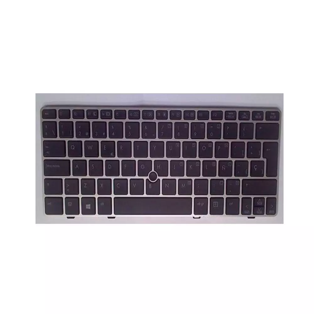 Teclado compatible para port&aacute;til HP Elitebook 2560p / 2570p / Sin marco / Negro  651390-071