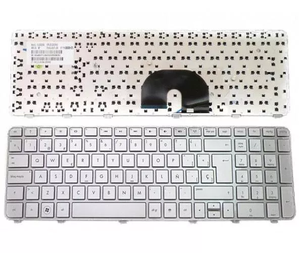 Teclado compatible para port&aacute;til HP Dv6-6000 / Dv6-6100 / Dv6-6200 / Plata