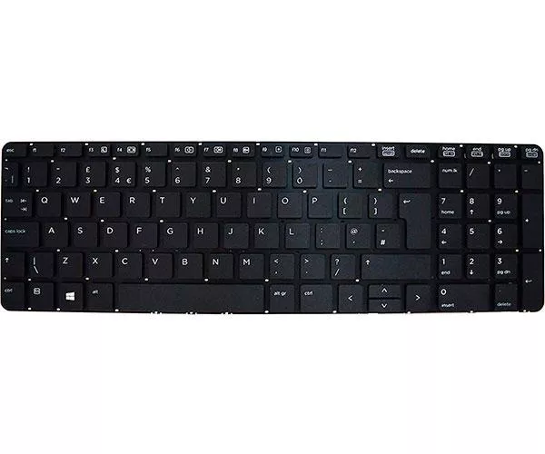 Teclado compatible para port&aacute;til HP Probook 430 G2 / 440 G1 / 445 G1 / 640 G1 / ingles / negro con marco