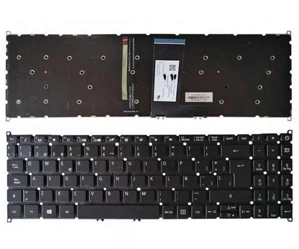 Teclado compatible para port&aacute;til ACER Aspire 3 A315-21 Retroiluminado