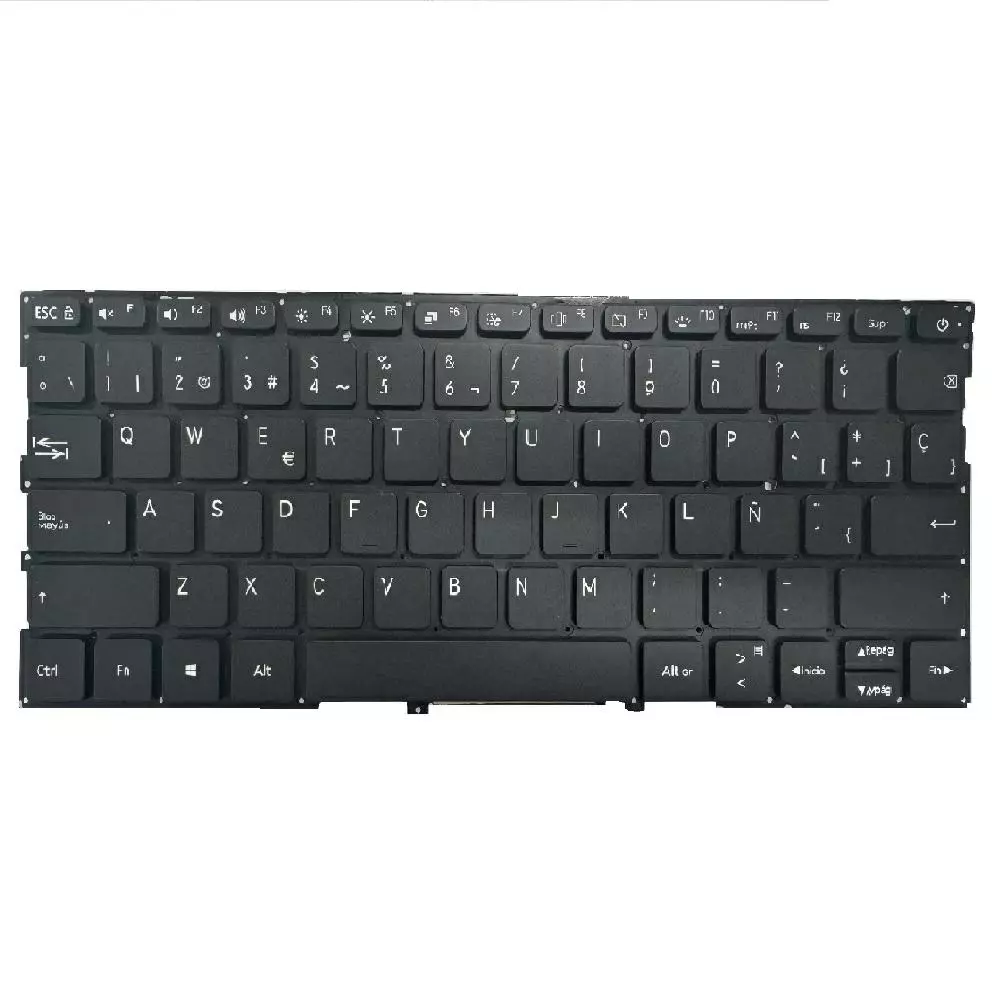 Teclado compatible para port&aacute;til XIAOMI MI notebook air TM1604 Negro retroiluminado