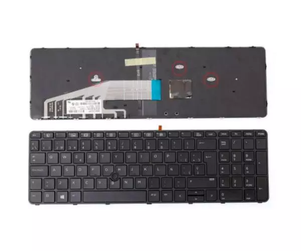 Teclado compatible para port&aacute;til HP Probook 650 G2 / 650 G3 / 655 G2 / 655 G3 / 450 G3 / 455 G3 / Retroiluminado