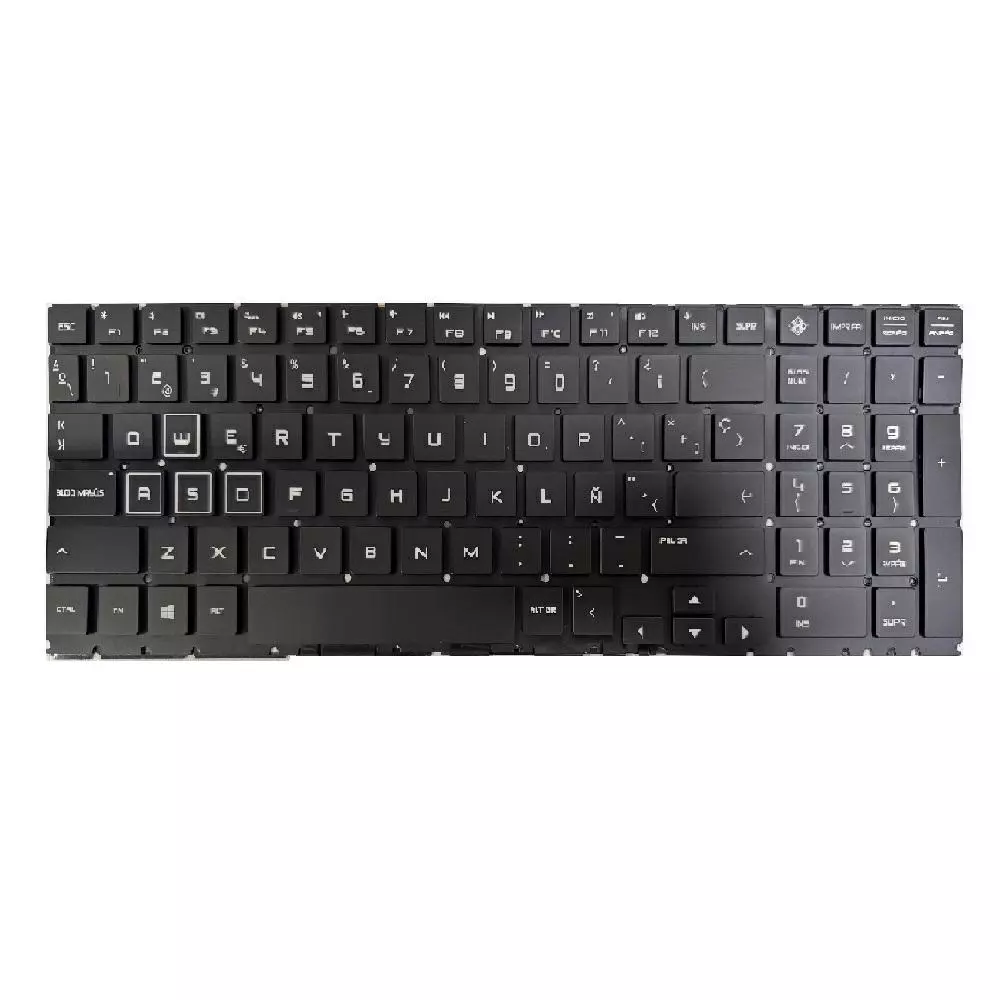 Teclado compatible para port&aacute;til HP Omen 15-DC