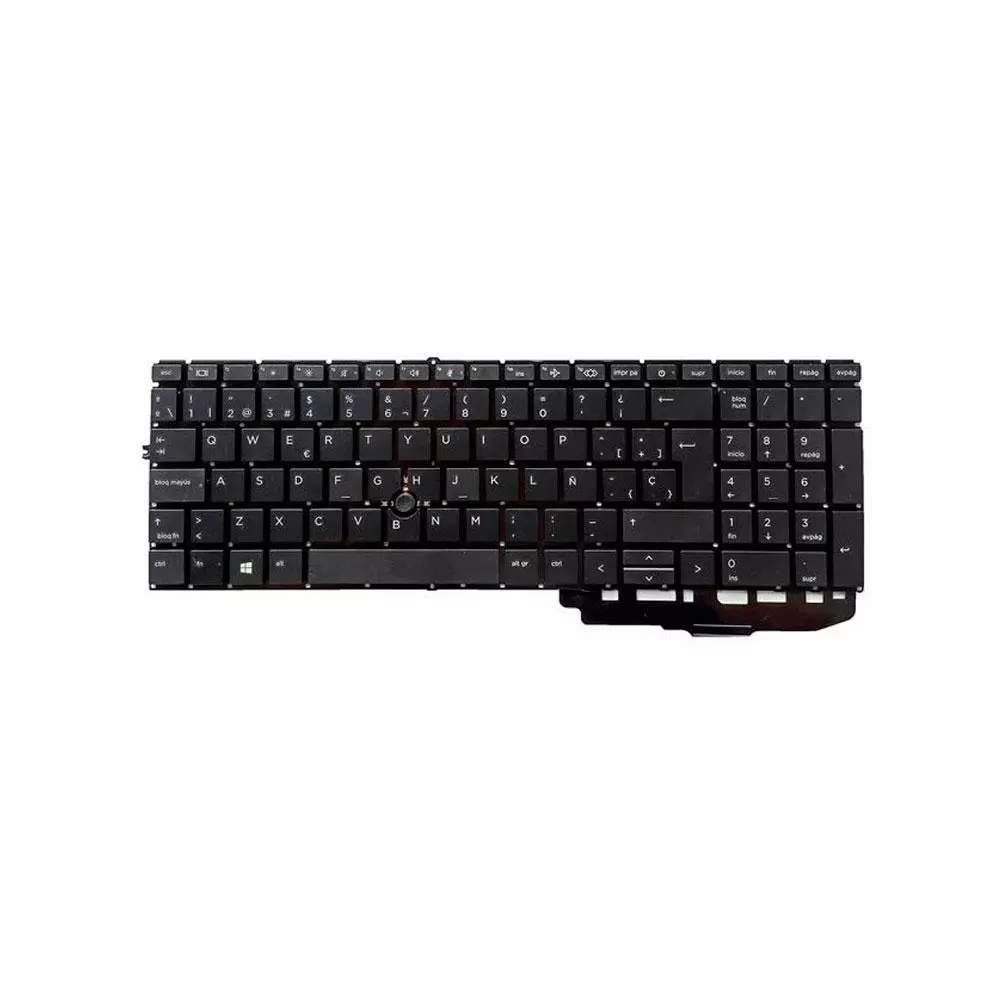 Teclado compatible para port&aacute;til HP Elitebook 850 G7 / 850 G8 / Poinstick / Negro