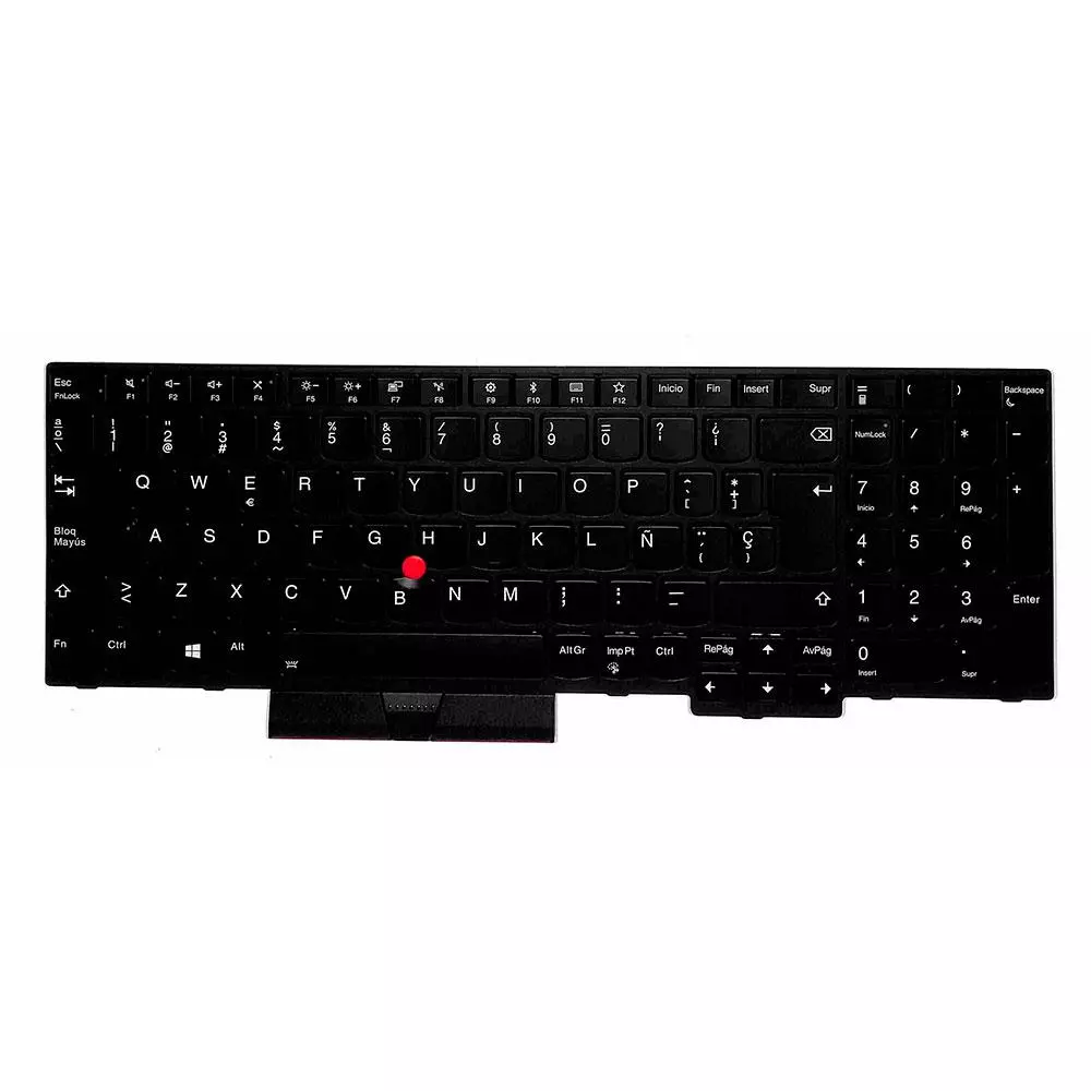 Teclado compatible para port&aacute;til LENOVO ThinkPad T570/P51s / negro / 01ER551