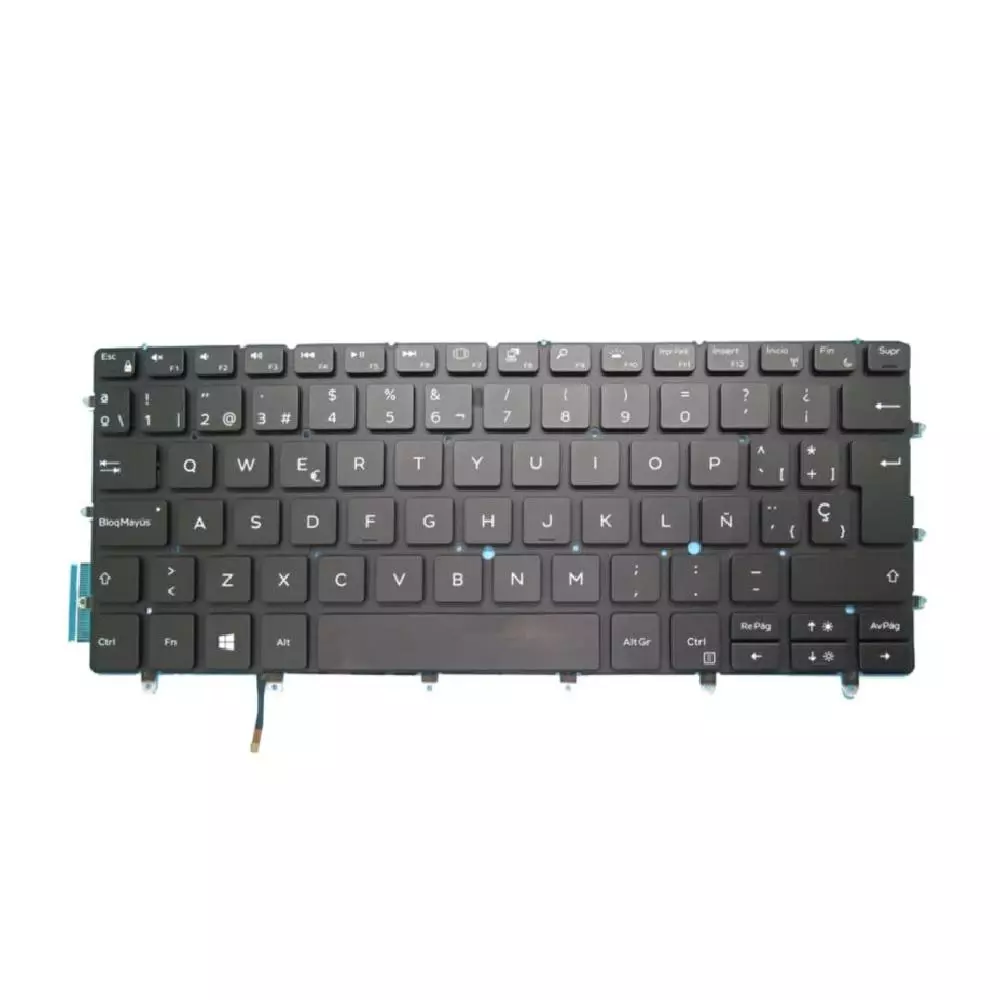 Teclado compatible para port&aacute;til DELL XPS 13 9370 Retroiluminado