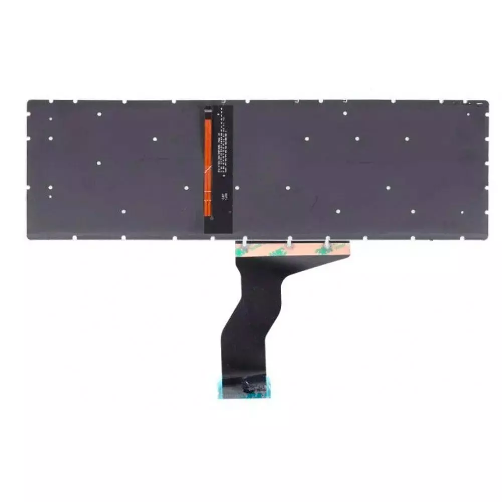 Teclado compatible para port&aacute;til HP Pavilion 15-ab / 15-bs / 15q-bd / 15-cc / 809031-071 / Teclas redondas / Intro peque&ntilde;o / Plata
