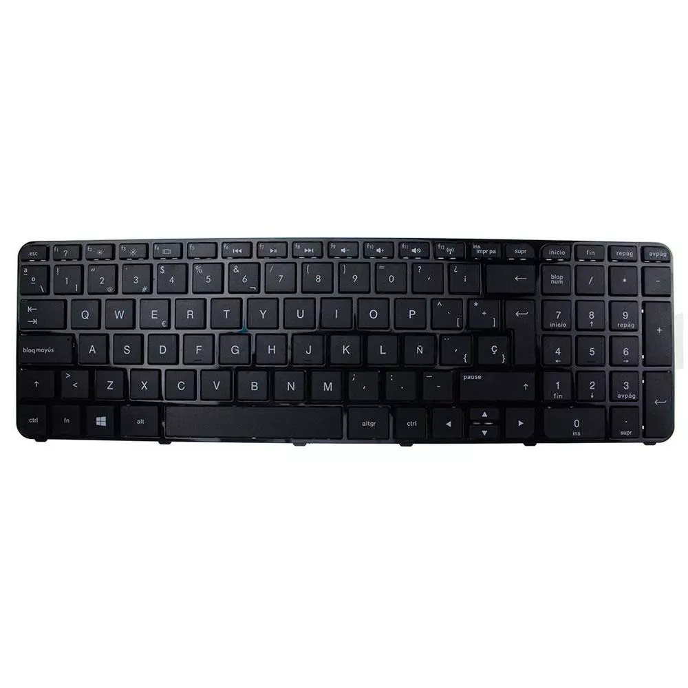Teclado compatible para port&aacute;til HP Pavilion 15-B / Negro / 703915-071V2