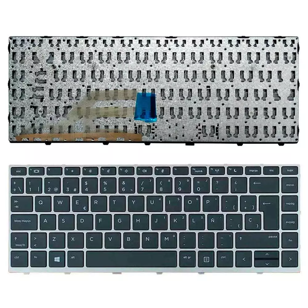 Teclado compatible para port&aacute;til HP Probook 430 G5 / 440 G5 / 445 G5 / Marco Plata