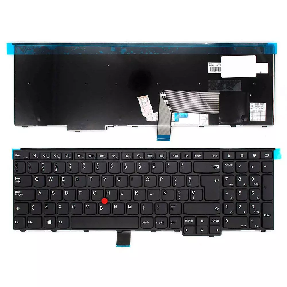 Teclado compatible para port&aacute;til LENOVO Thinkpad T540 / W540  / L540 / E540 / E550 / E555 / E531 / 6 tornillos