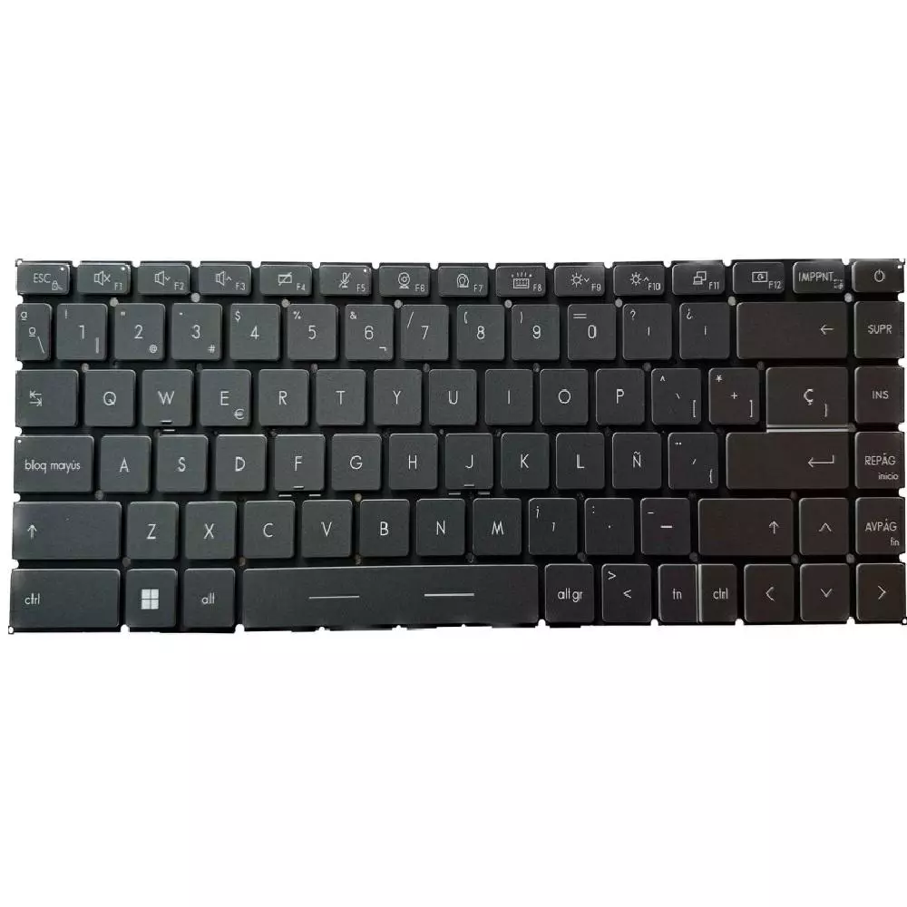 Teclado compatible para port&aacute;til MSI modern 14 Series Retroiluminado