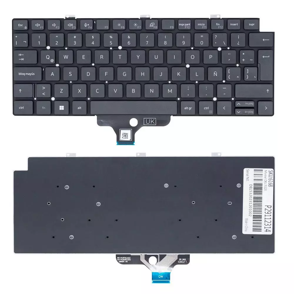 Teclado compatible para port&aacute;til DELL Latitude 5320 7310 7320 / 18YPJ